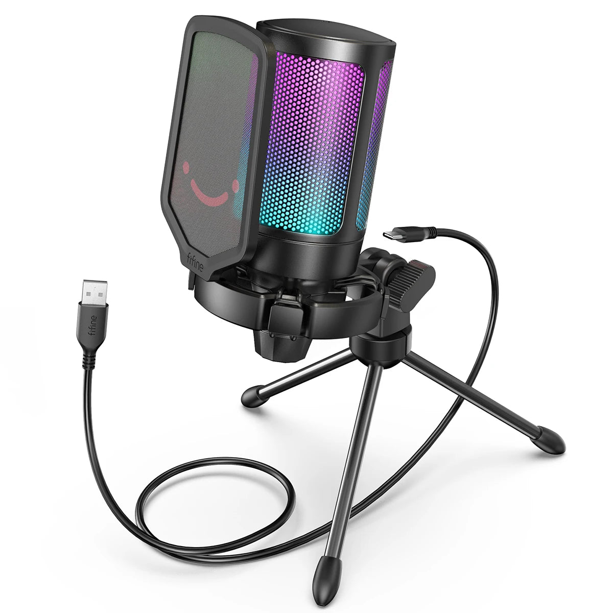FIFINE Ampligame USB Microphone for Gaming and Streaming