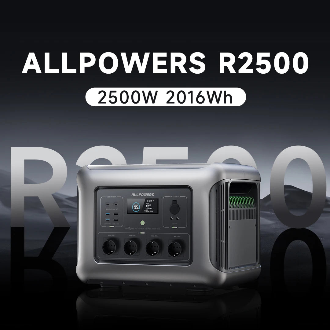 ALLPOWERS R2500 Portable Power Station 2500W Emergency Outdoor