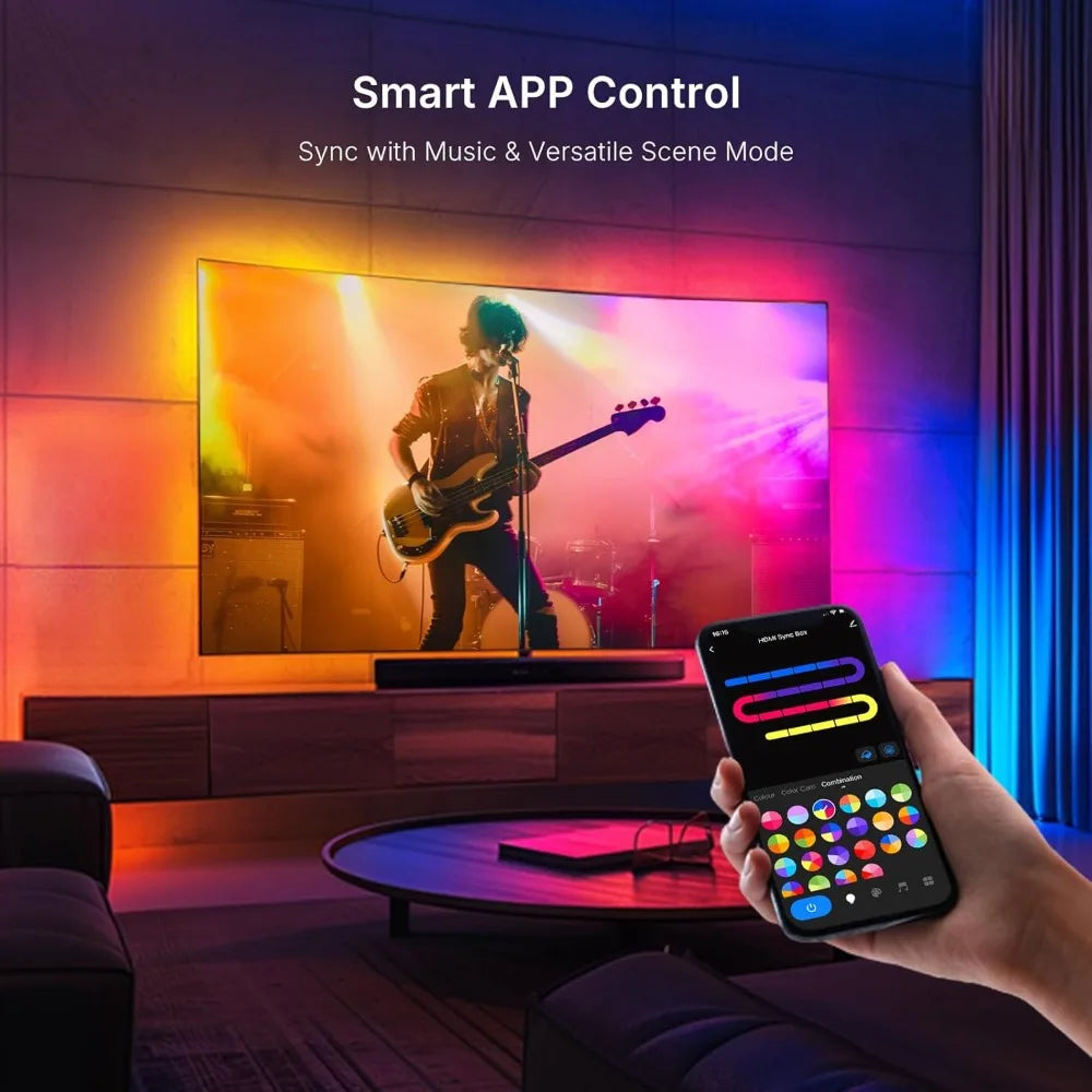 XMSJ HDMI LED Backlight Kit With App Control 4K60Hz