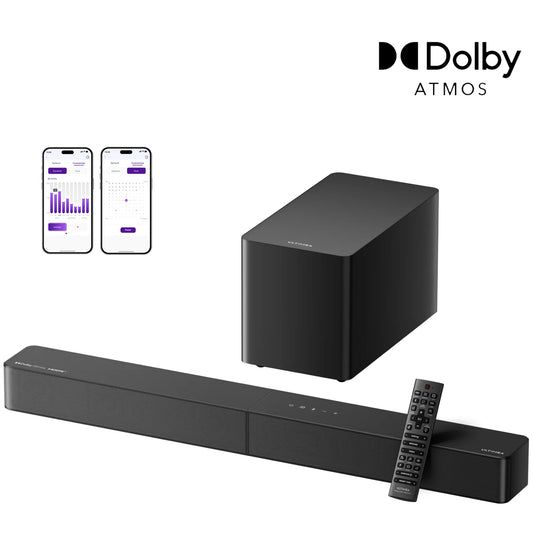 ULTIMEA Poseidon D60 Five Point One Channel Soundbar Dolby Atmos
