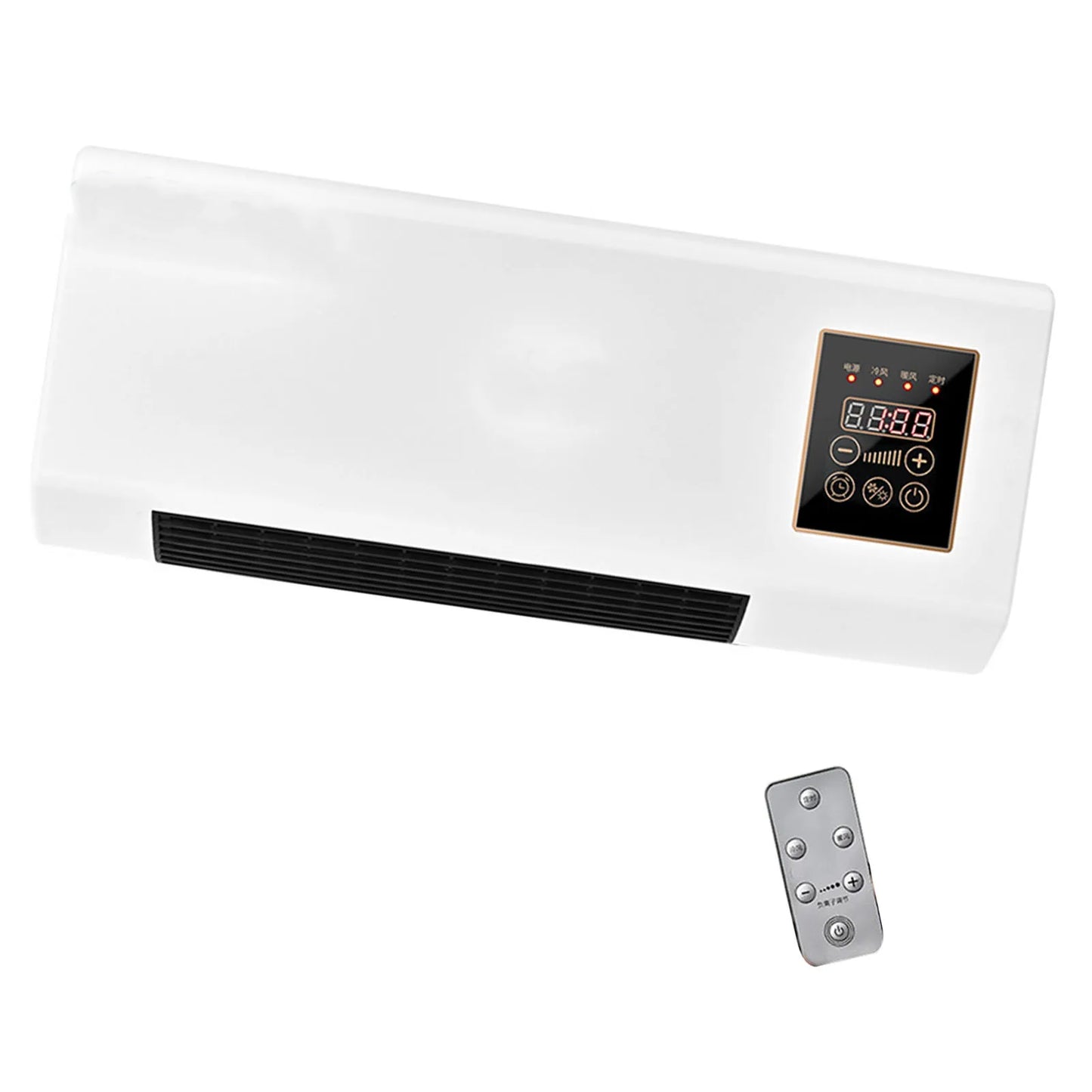 Romellar 2 In 1 Wall Mounted Heater And Air Conditioner 1800W Remote