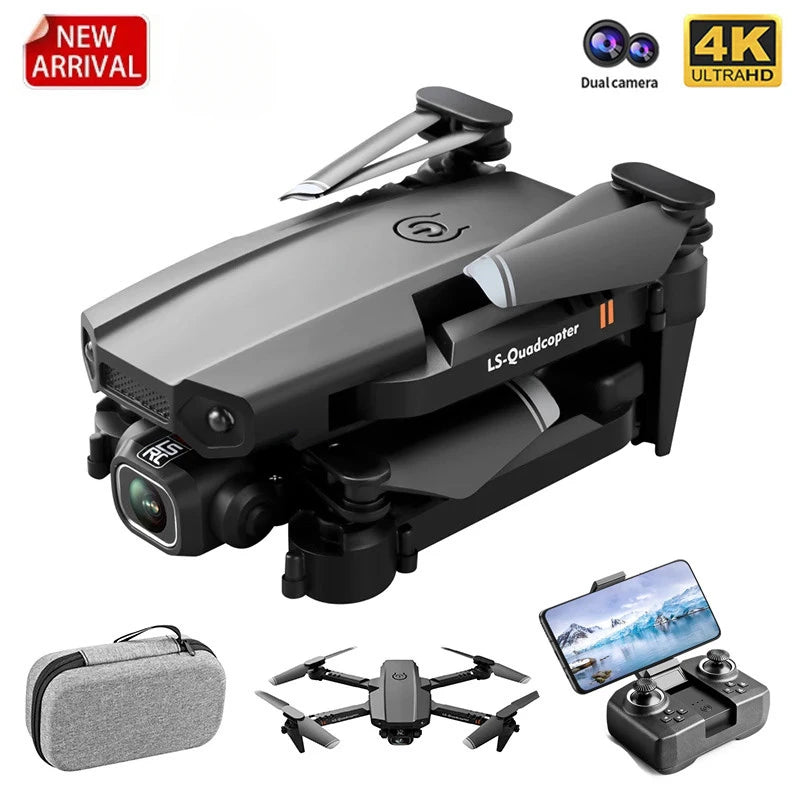 QJ XT6 Mini Drone 4K Camera, WiFi FPV Foldable Quadcopter