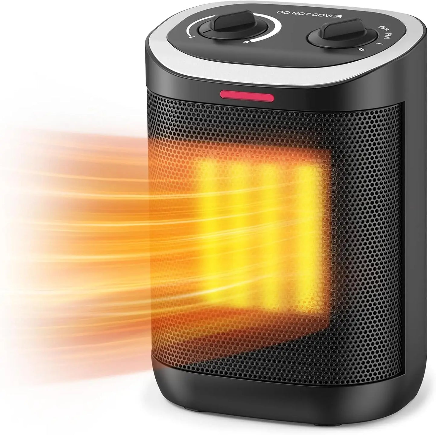 XMSJ Portable 1500W Ceramic Space Heater with Thermostat