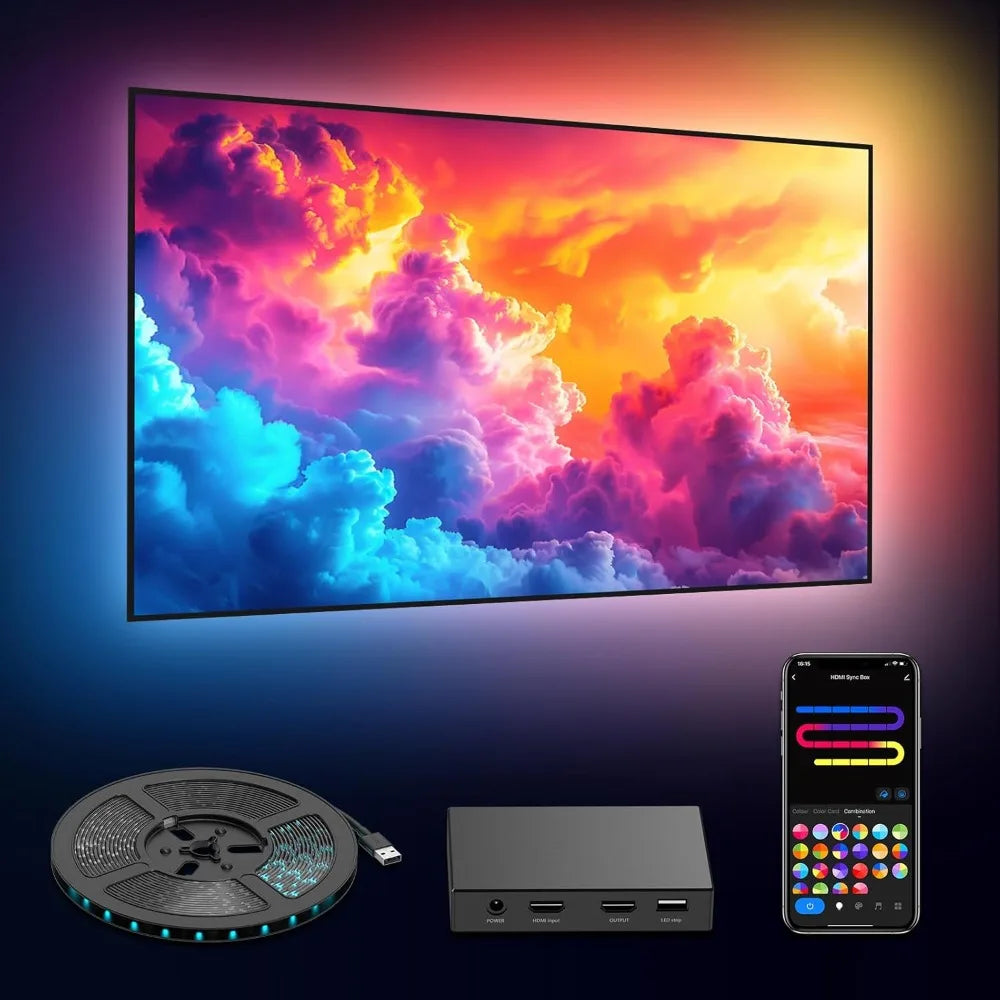XMSJ HDMI LED Backlight Kit With App Control 4K60Hz