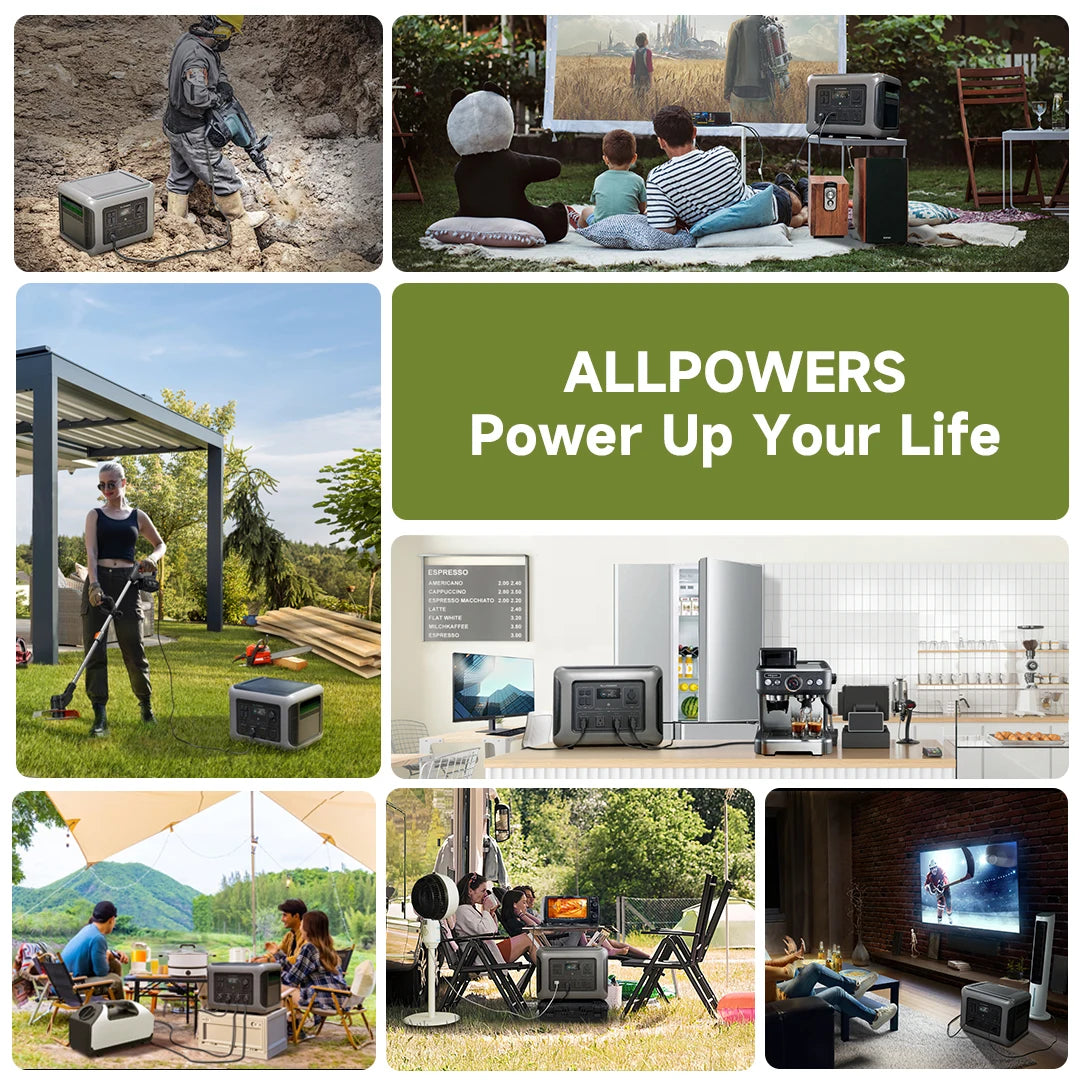 ALLPOWERS R2500 Portable Power Station 2500W Emergency Outdoor