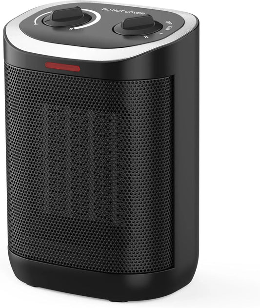 XMSJ Portable 1500W Ceramic Space Heater with Thermostat