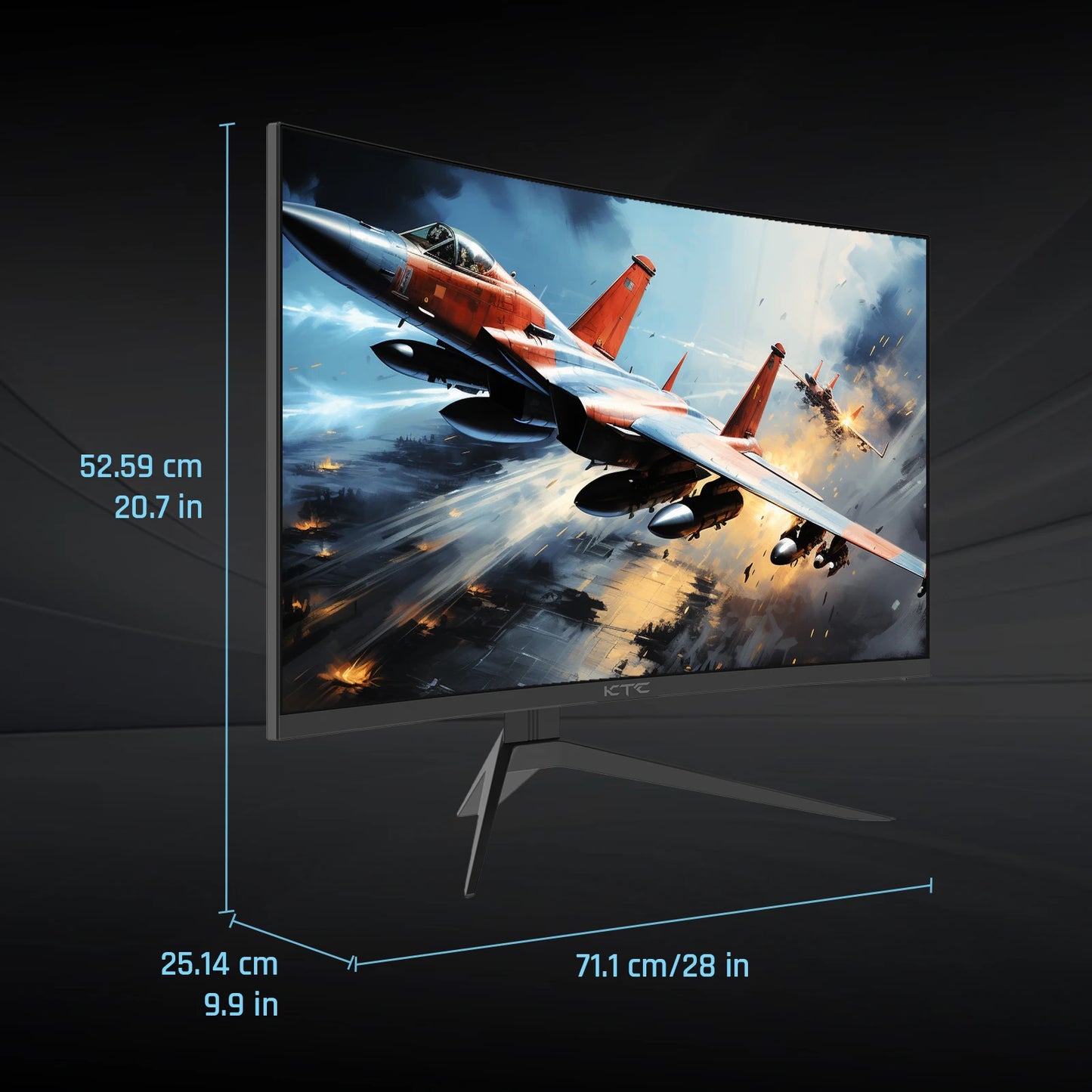 KTC 240Hz Curved Gaming Monitor 1ms HDR Freesync G Sync