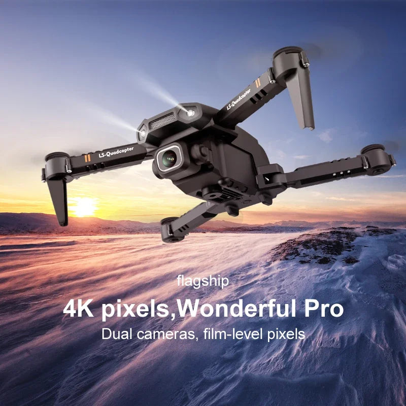 QJ XT6 Mini Drone 4K Camera, WiFi FPV Foldable Quadcopter