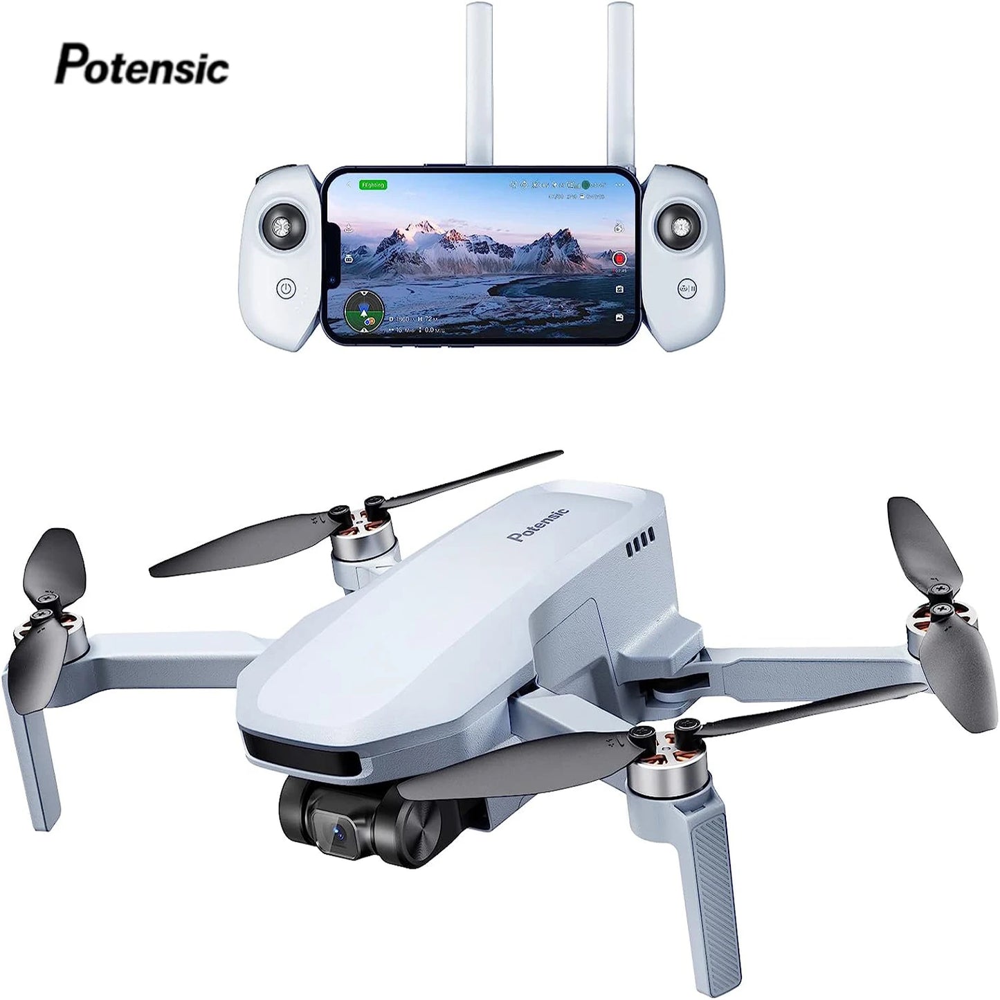 Potensic GPS Drone With Auto Return And 4K UHD Camera