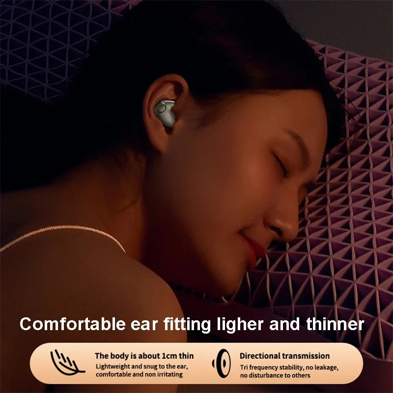 SHUKE Invisible Sleep Earphones Bluetooth 5.3 Earbuds Noise Reduction