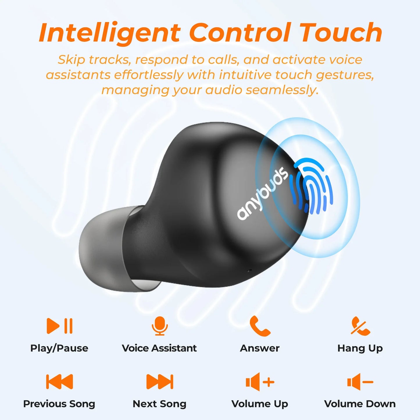 TOZO TWS Earbuds Wireless Bluetooth Headphones IPX5 Water Resistant