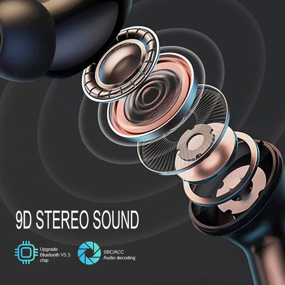 GREATWALL Bluetooth Wireless Earphones Active Noise Cancelling With Mic