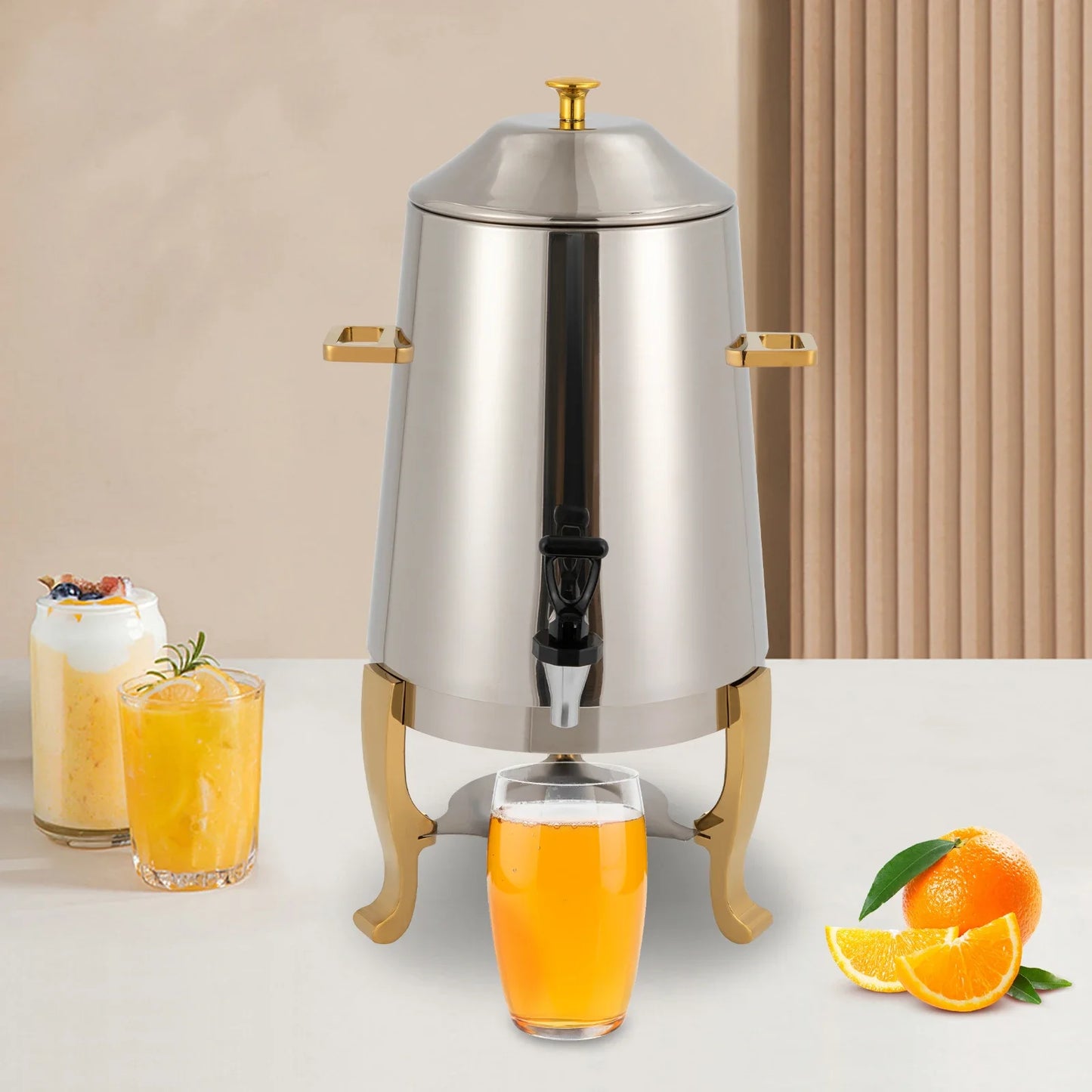 Bymaocar Commercial Hot Beverage Dispenser With Adjustable 35-85C Temperature