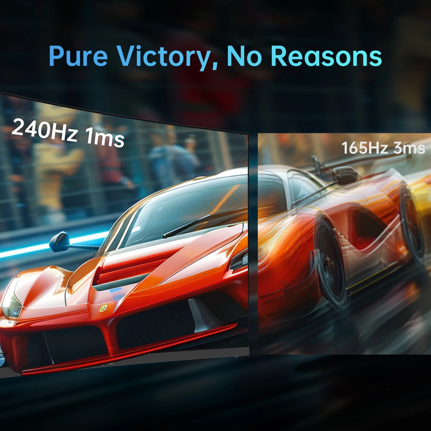 KTC 240Hz Curved Gaming Monitor 1ms HDR Freesync G Sync
