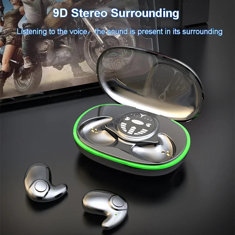 SHUKE Invisible Sleep Earphones Bluetooth 5.3 Earbuds Noise Reduction