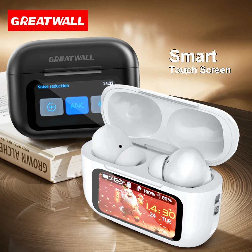 GREATWALL Bluetooth Wireless Earphones Active Noise Cancelling With Mic